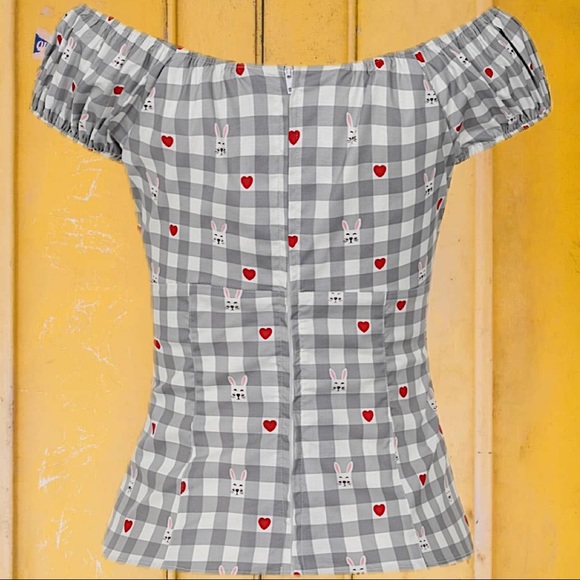 ♥️ 🐰 Hell Bunny Hopper TOP - Picture 11 of 12